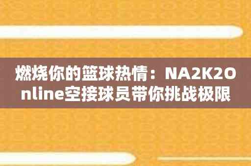 燃烧你的篮球热情：NA2K2Online空接球员带你挑战极限