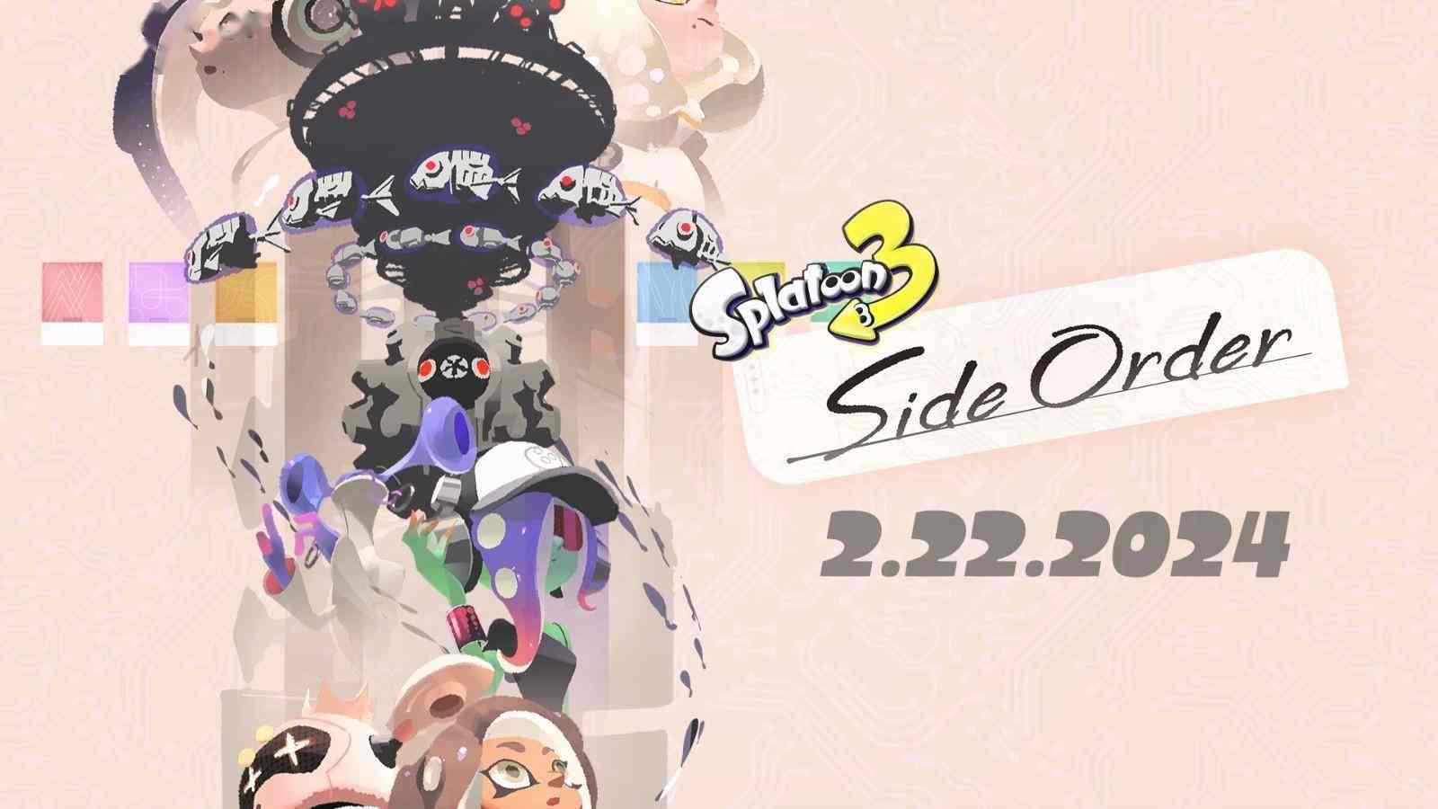 《喷射战士3》DLC“Side Order”2月22日推出 预告发布