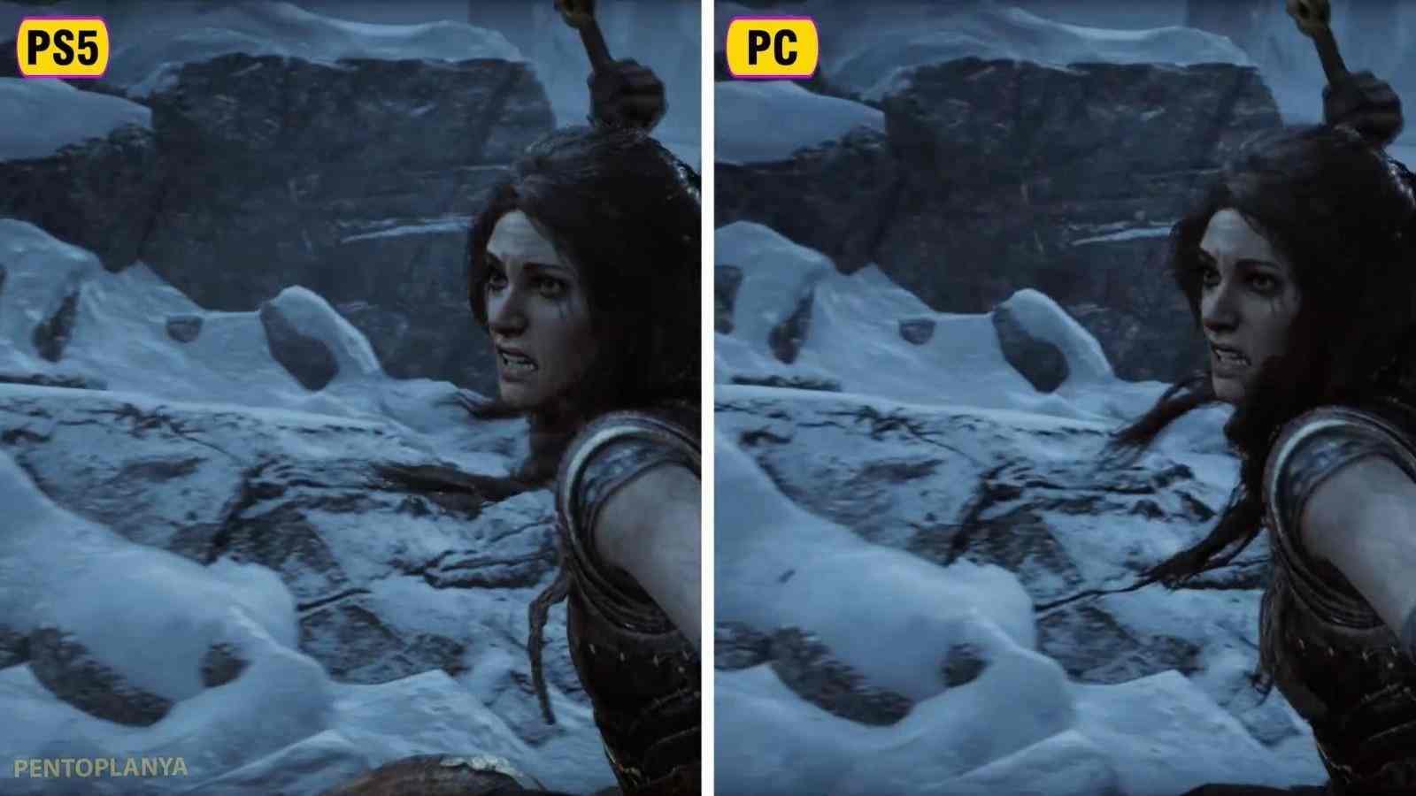《战神：诸神黄昏》PC版与PS5版对比视频 快来找差别