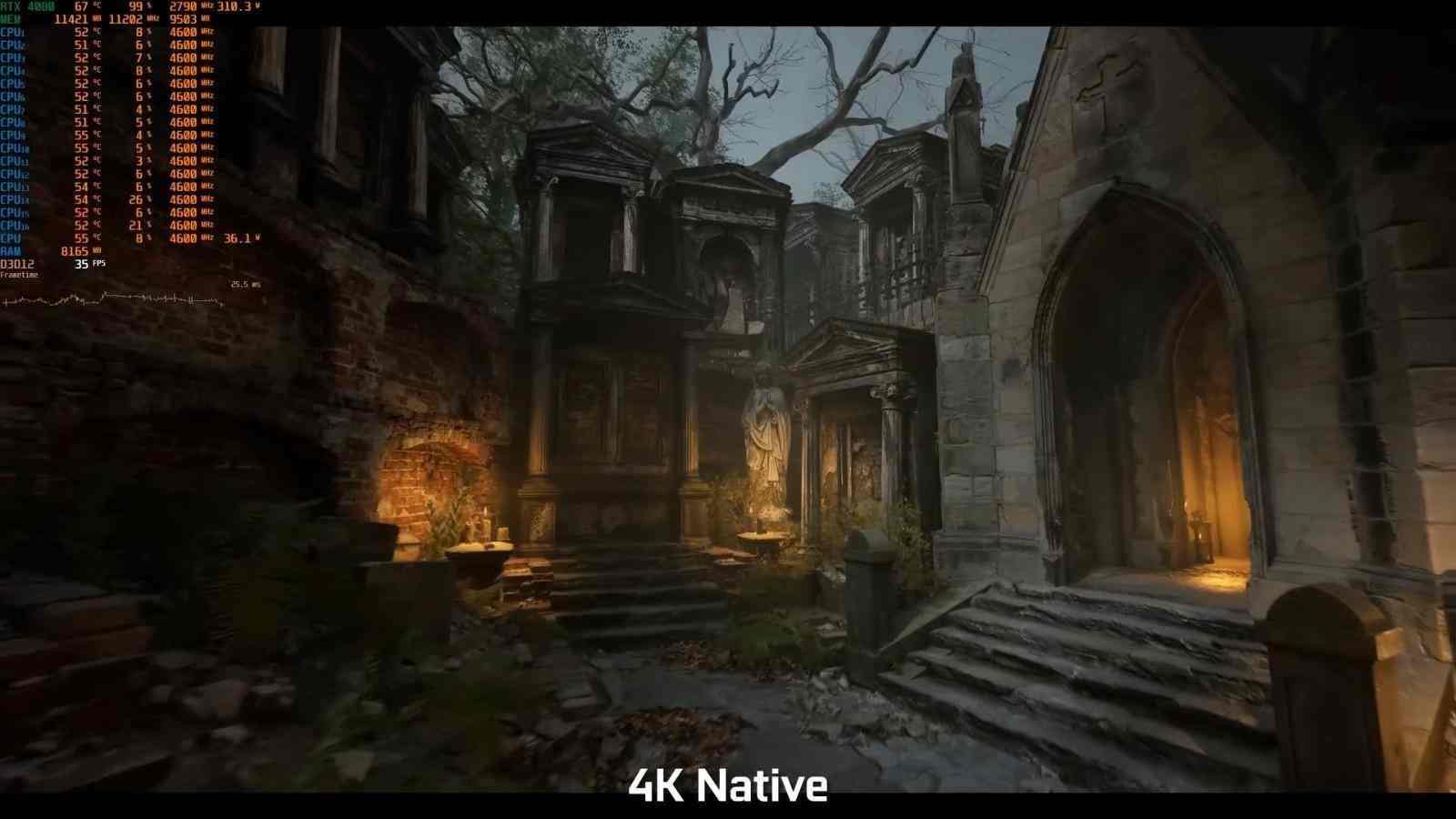 虚幻5.4技术演示画面逼真 但RTX4080很难达到4K/60帧