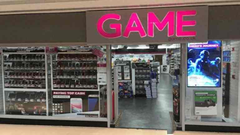 英国游戏零售商GAME将停止在店内销售实体充值卡